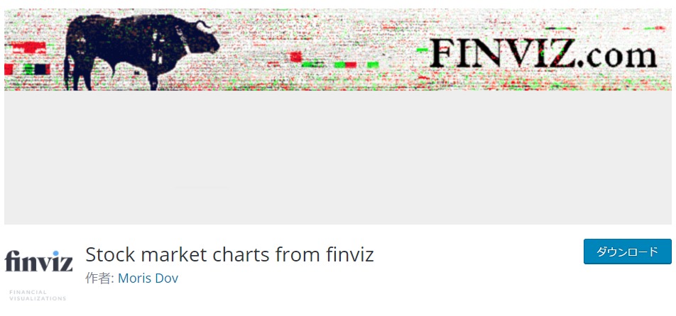 【WordPress】無料の株価チャートプラグインその2「Stock market charts from finviz」